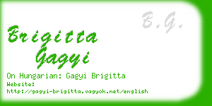 brigitta gagyi business card